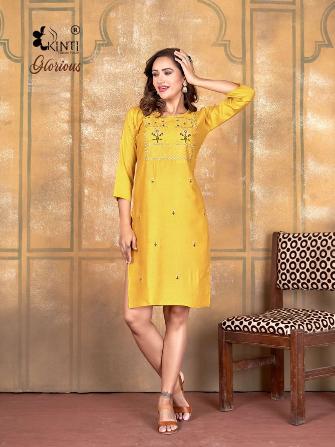 Glorious By Kinti Colors Designer Kurtis Catalog